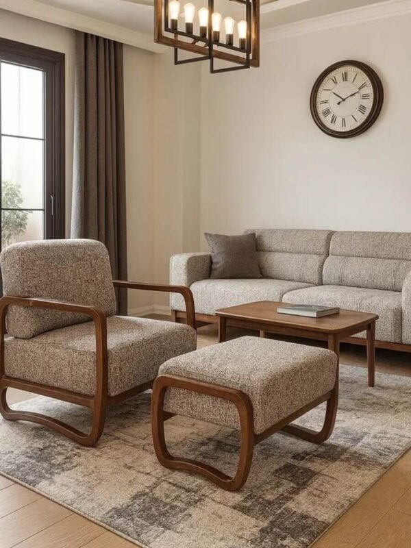 كرسي فندقي مفرد مع الاريكة