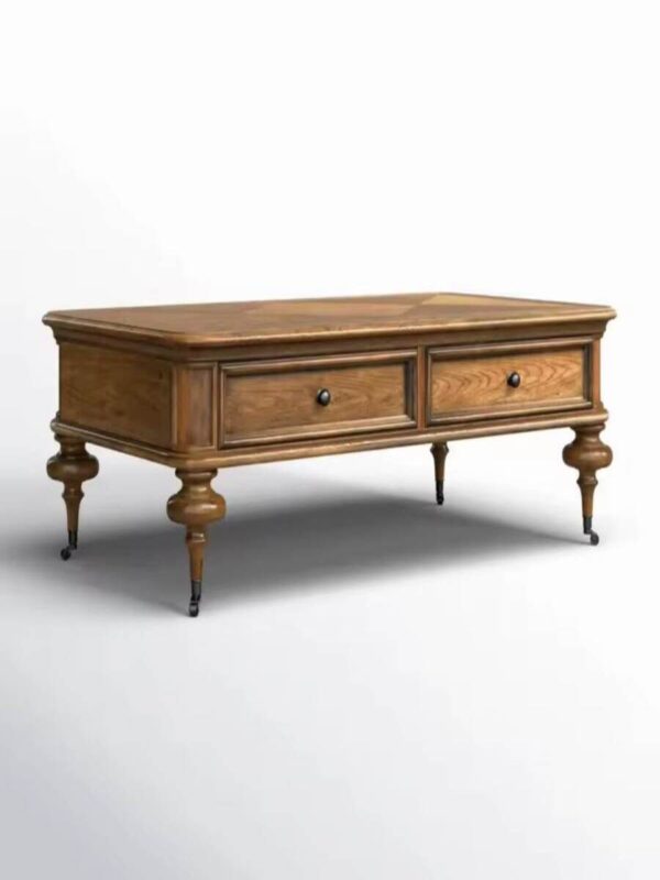 طاولة وسط بتصميم ريفي جديد