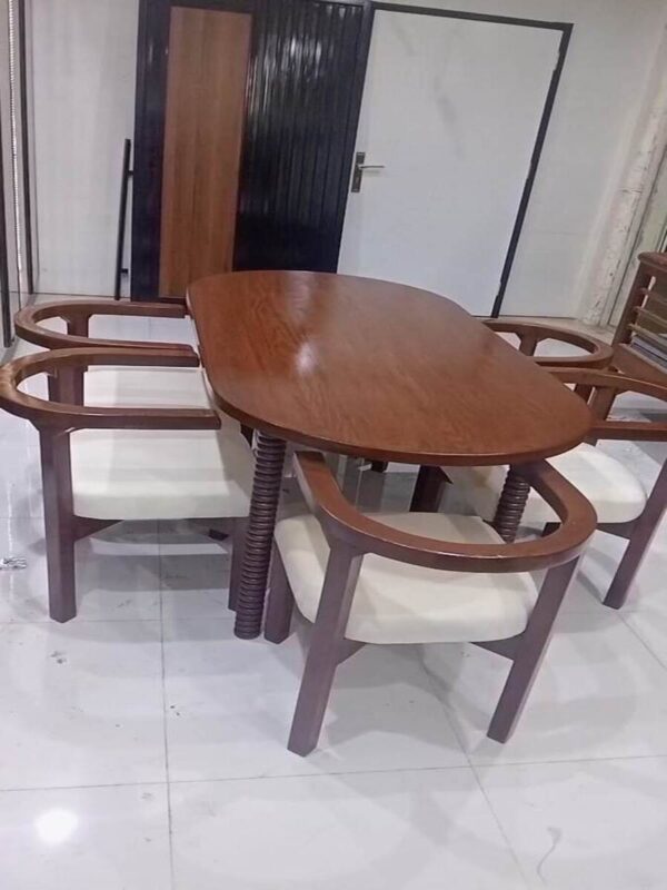 طقم طاولة معيشة ستة كراسي